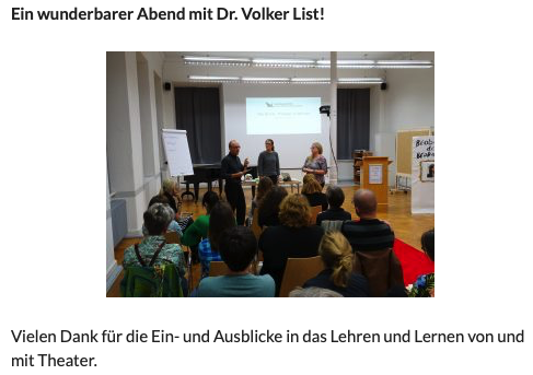 aisthetos-akademie Vortrag Dr. Volker List
